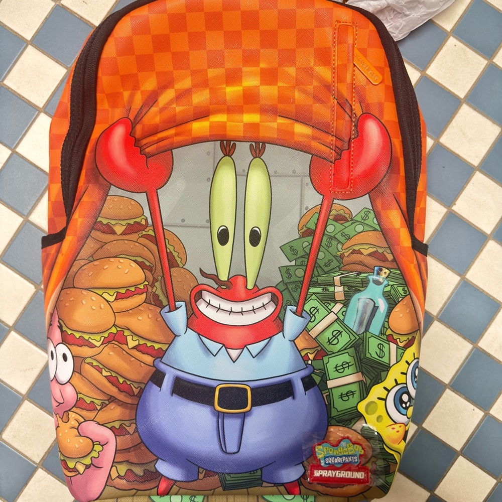 Sprayground Mr. Krabs Vibrant Backpack